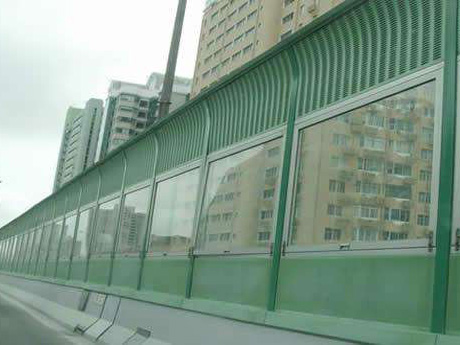 钢化玻璃声屏障